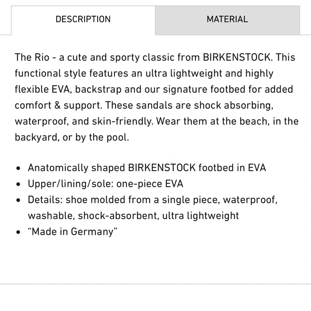 New w/box Birkenstock Rio Eva kids - Picture 9 of 9